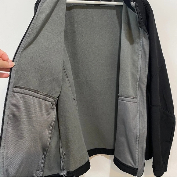 Men’s L Pepsi Performance Softshell Fleece Lined Black Jacket - Picture 9 of 16